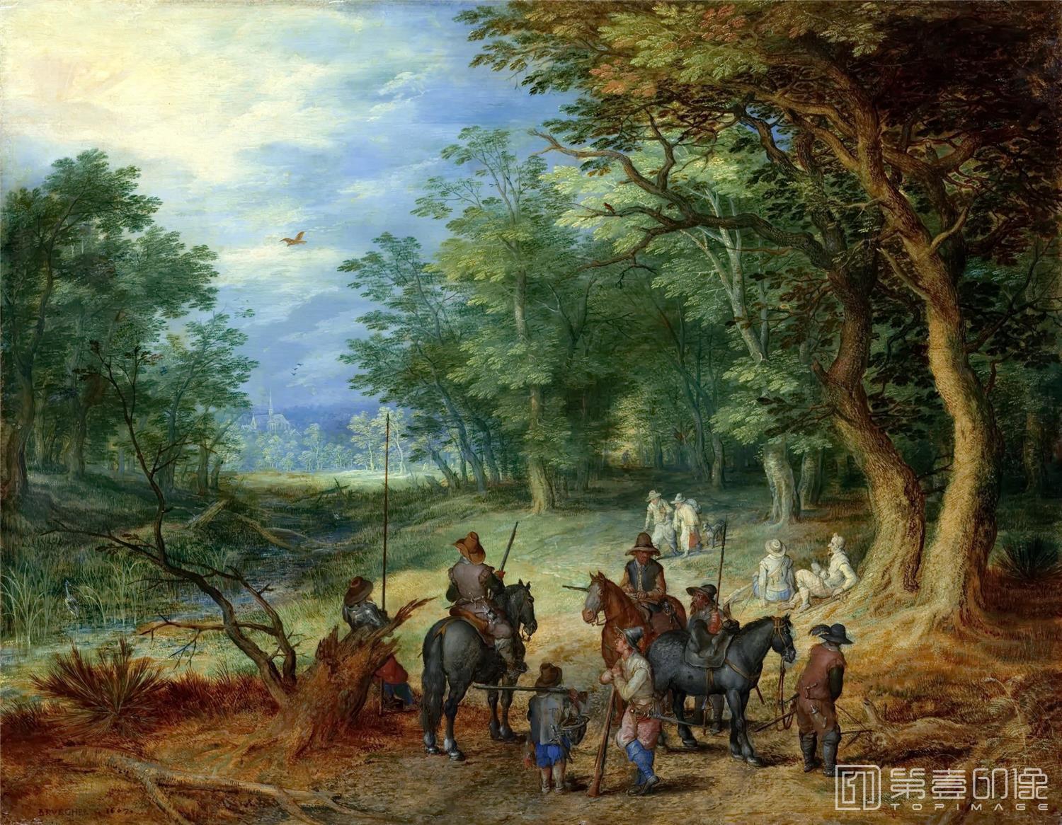 油画-彼得·勃鲁盖尔 Jan Brueghel-111